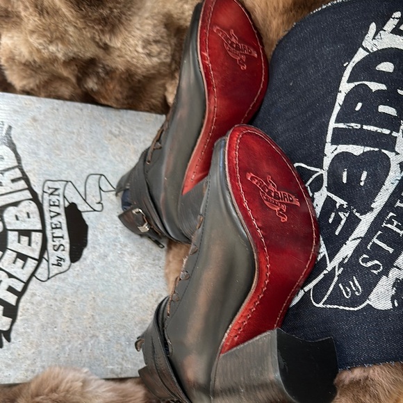 Freebird Women's Black Leather Ankle Booties - Eagle - Size 8 NIB NEVER WORN - Picture 2 of 5